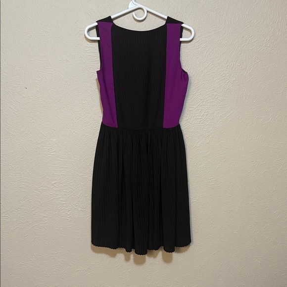 Mango black and Purple Sleeveless Dress - Picture 3 of 3